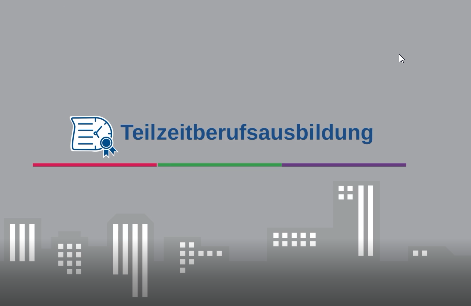 Erklärfilm Teilzeitberufsausbildung 2020 - Bergische IHK