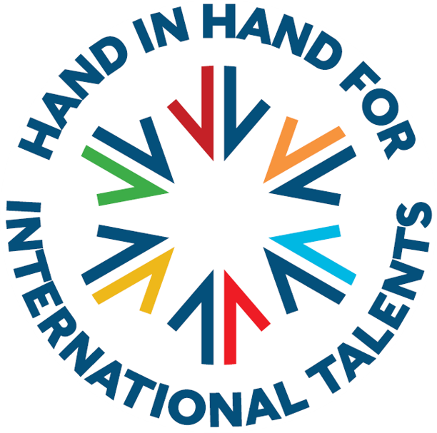 Logo Hand in Hand for International Talents
