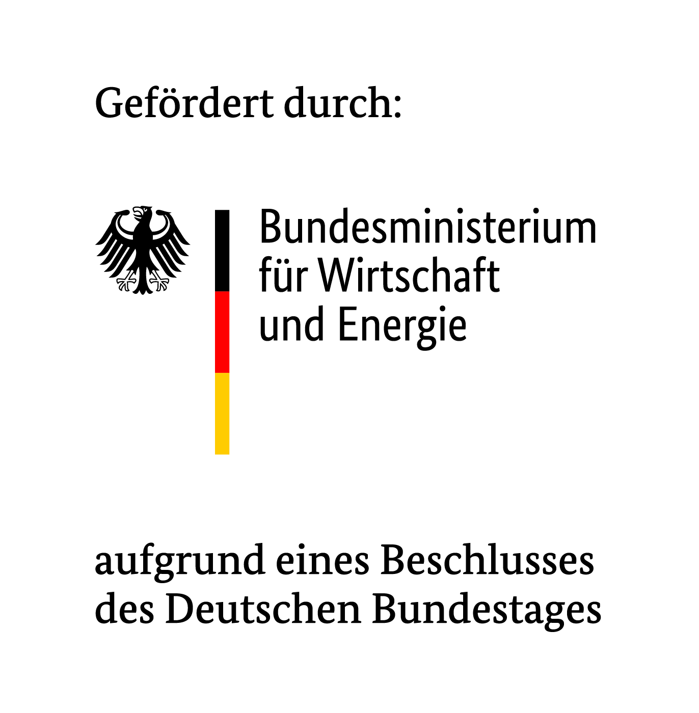 Logo vom Bundesministeriume für Wirtschaft und Energie (BMWE)