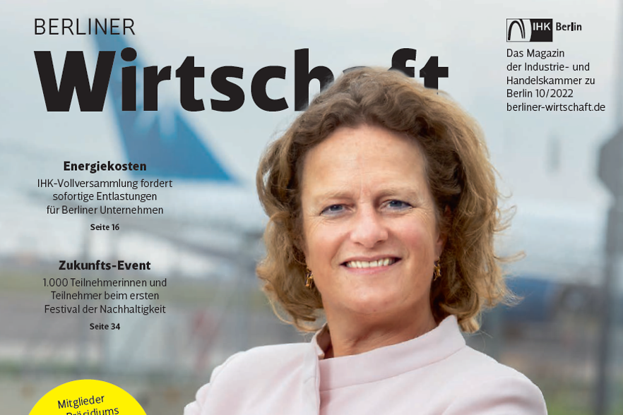 Berliner Wirtschaft Oktober 2022 - IHK Berlin