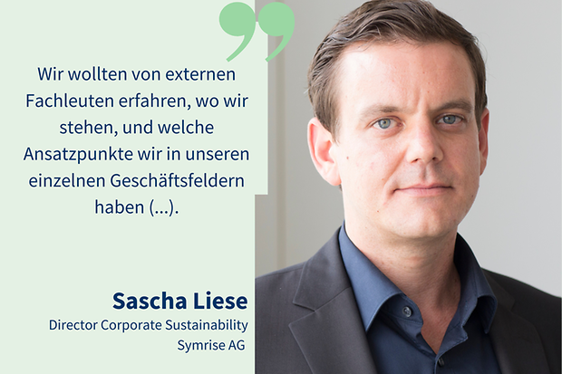  Sascha Liese, Director Corporate Sustainability bei Symrise