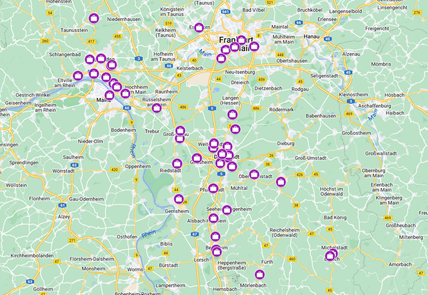 Auf einer digitalen Landkarte zeigt die IHK-Initiative für berufliche Orientierung (BO Hessen) Unternehmen, die sich für die Berufsorientierung an Schulen engagieren möchten und Ausbildungsplätze in der Region anbieten.
Screenshot_Unternehmenslandkarte