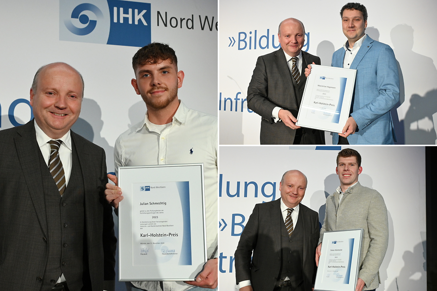 IHK ehrt Fortbildungsabsolventen mit Karl-Holstein-Preis KHP Collage