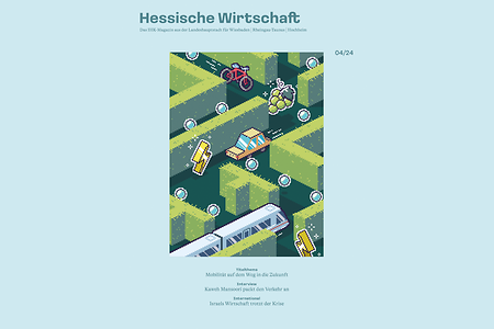 Cover Hessische Wirtschaft Ausgabe 04/2024