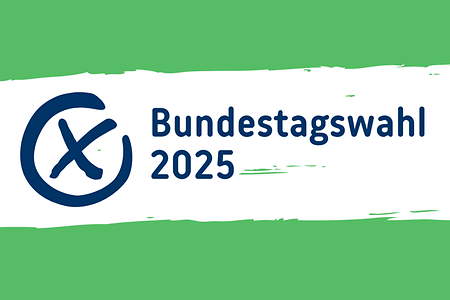 Schriftzug Bundestagswahl